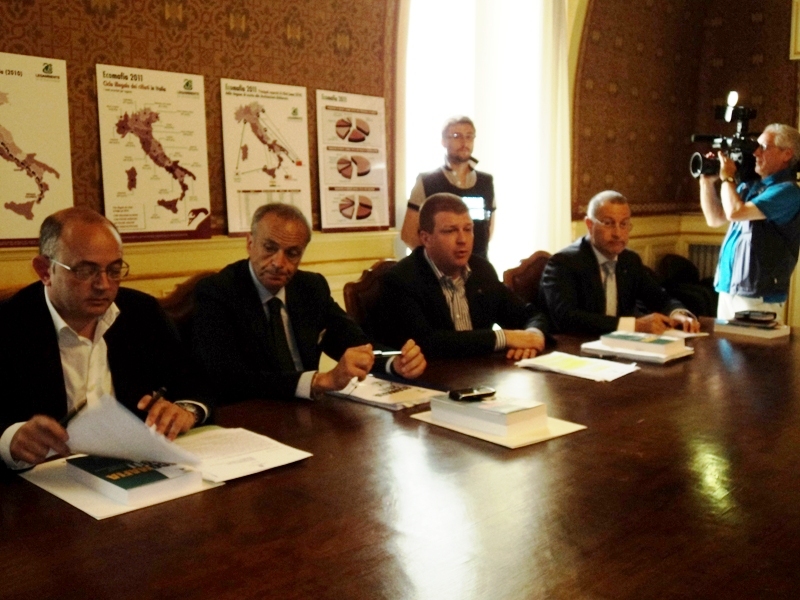 Un momento della Conferenza stampa