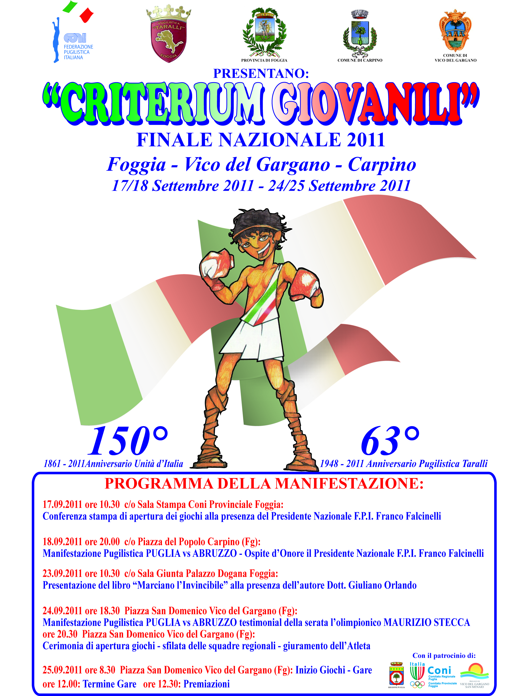 La locandina della manifestazione