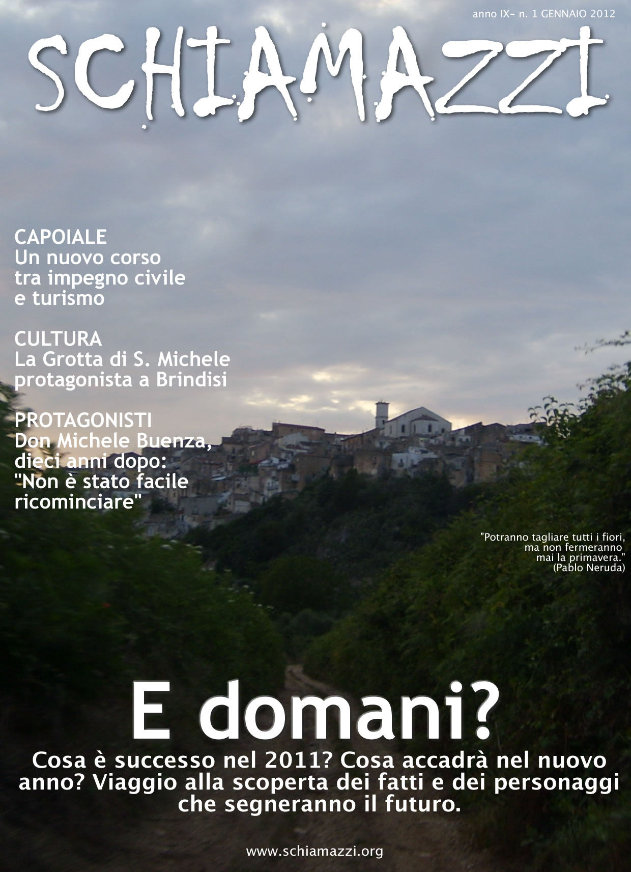 La copertina del numero di gennaio