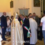 Il sindaco Tavaglione saluta il vescovo di Manfredonia