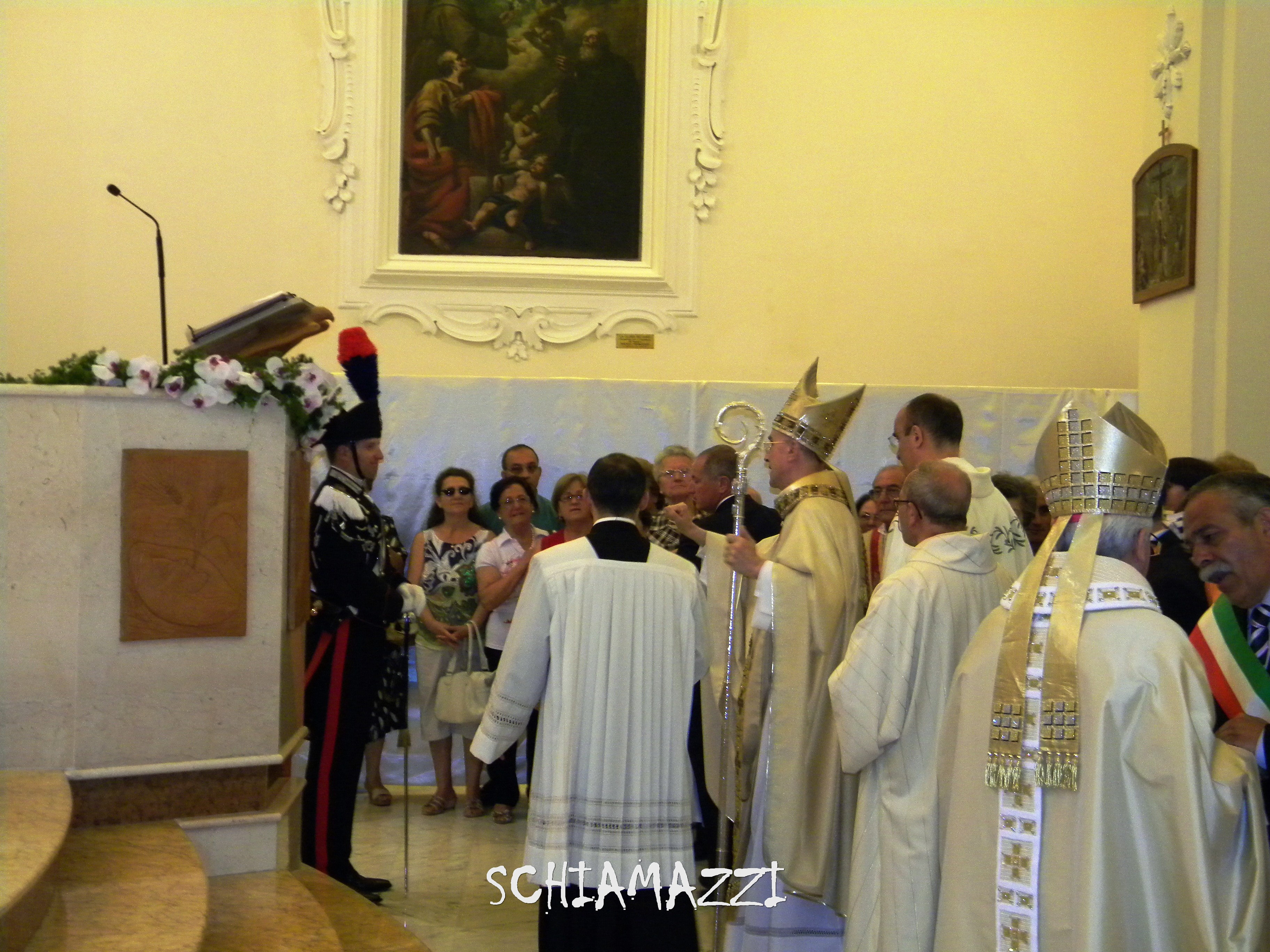 Un momento della celebrazione