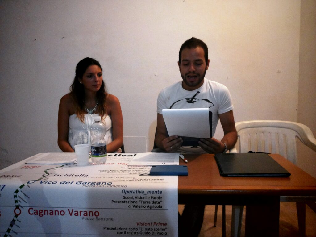 Emozioni letterarie ieri a Ischitella per il Living Festival 2013 con una lettura interattiva