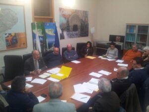 Un momento del tavolo tecnico