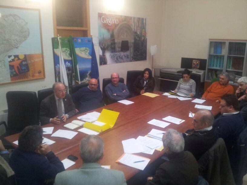 Un momento del tavolo tecnico