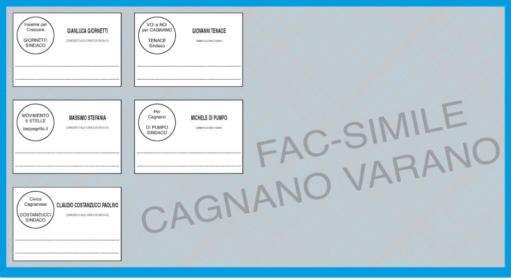 Claudio Costanzucci nuovo sindaco di Cagnano. I dati per sezione
