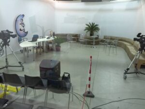 Lo studio dello speciale 'Urne aperte'